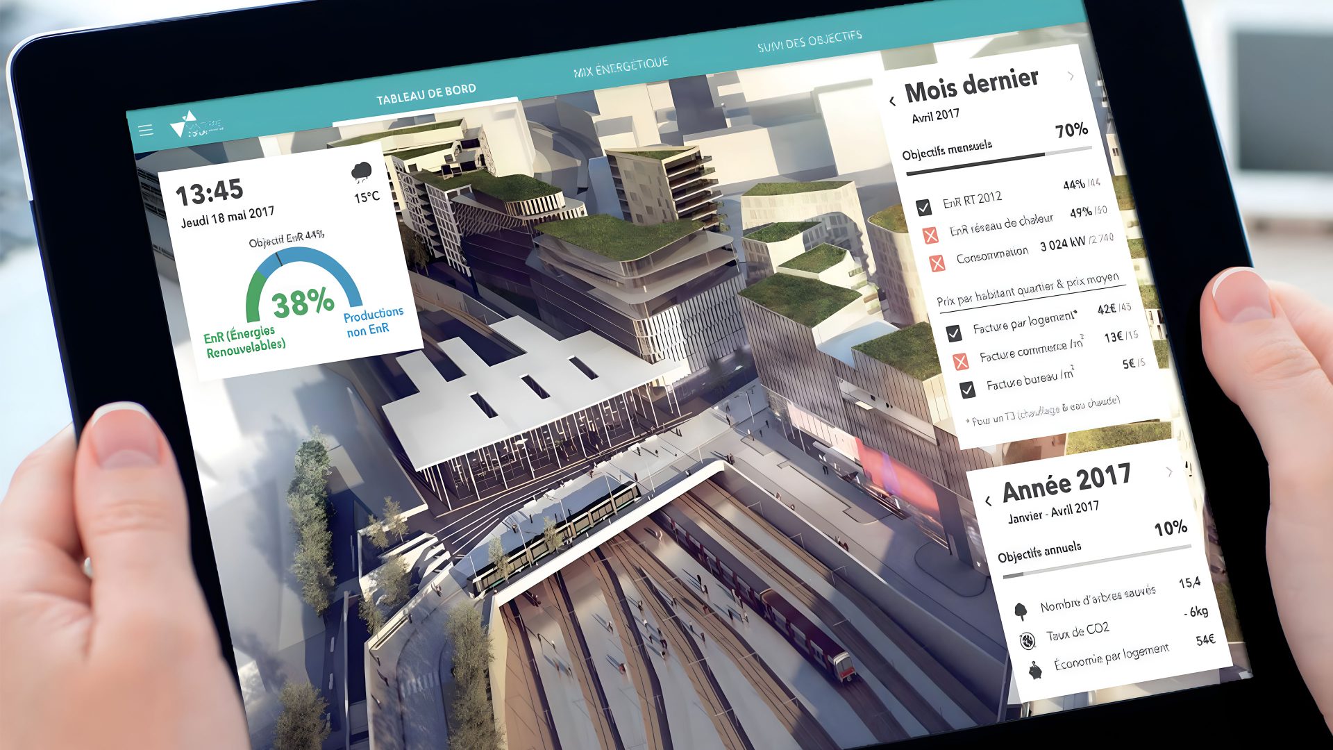 Interface de Gestion Énergétique d&rsquo;Éco-quartier