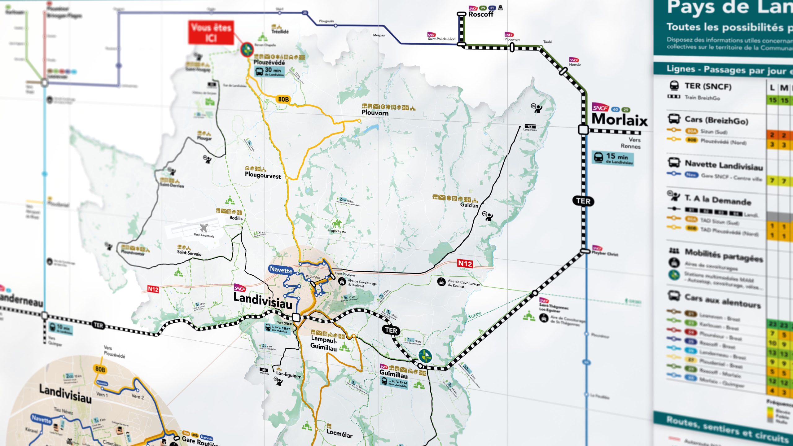 Cartes des mobilités SNCF